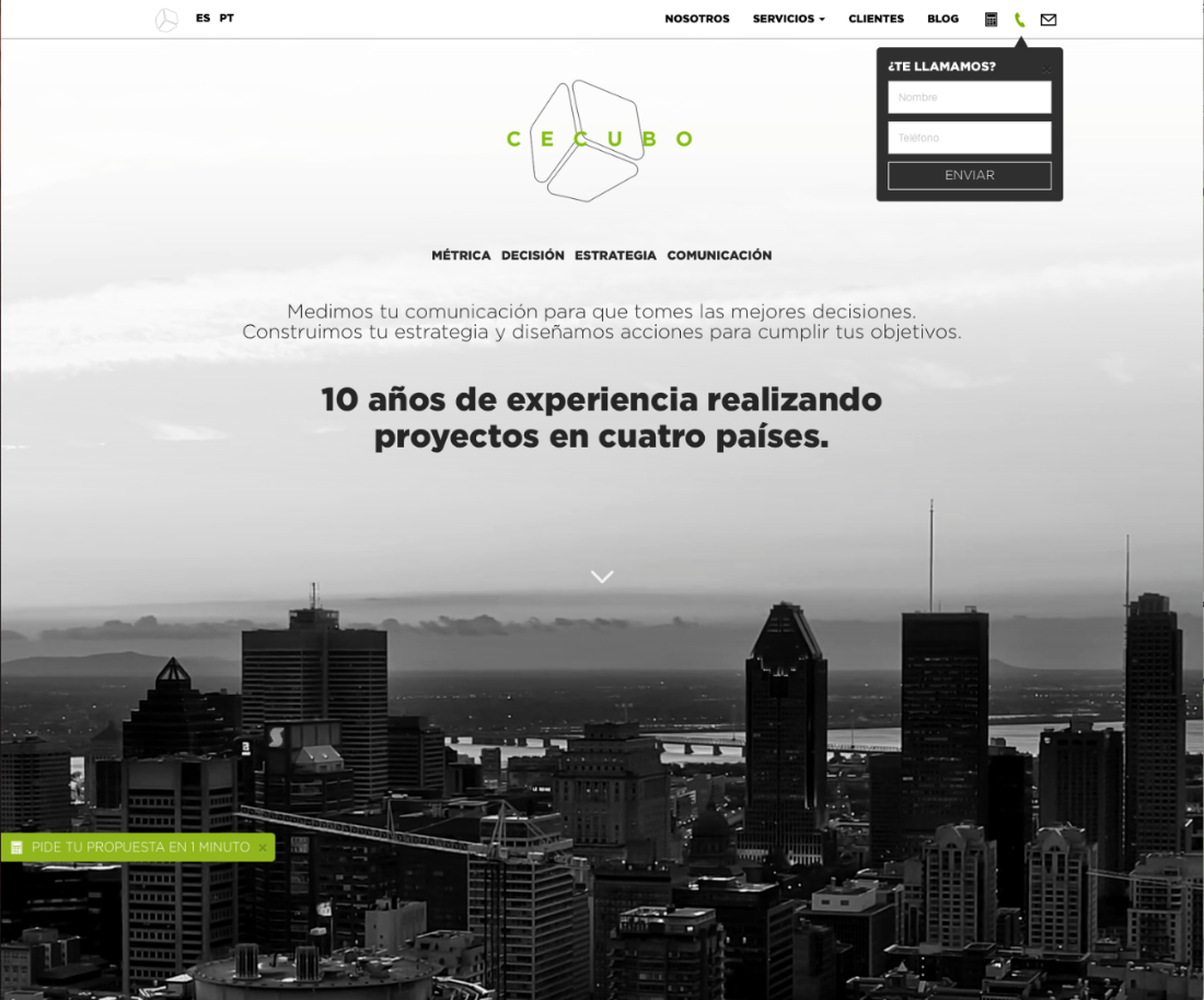 Cecubo Group presenta nueva página web