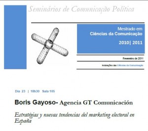 Seminario de Comunicación Política en la U.Porto